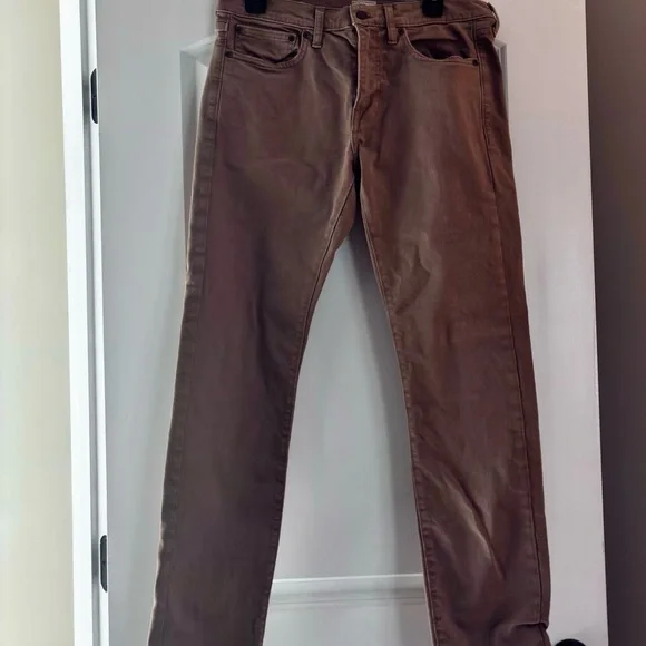 Men's JCrewBrown Jeans - Picture 1 of 3